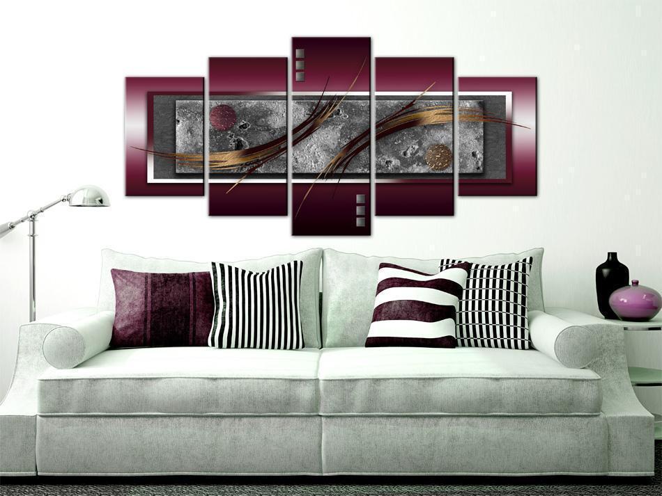 Canvas Print - Burgundy elegance-ArtfulPrivacy-Wall Art Collection