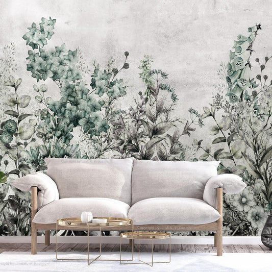 Wall Mural - Mystery of Herbs-Wall Murals-ArtfulPrivacy