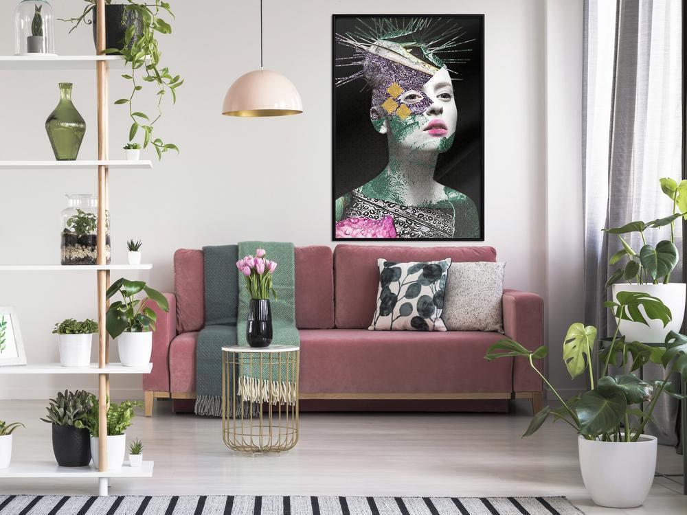 Wall Decor Portrait - Modern Beauty-artwork for wall with acrylic glass protection