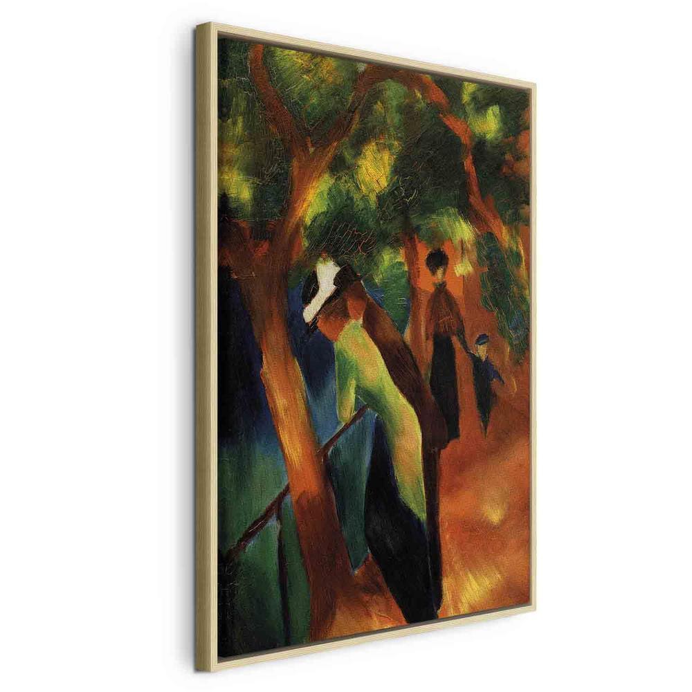 Canvas Print - Sonniger Weg (August Macke)