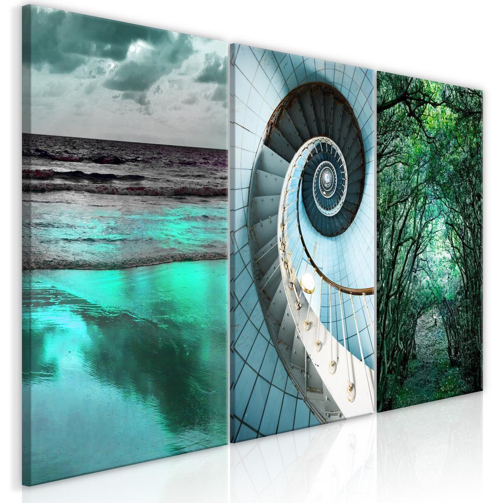 Canvas Print - Faces of Nature (3 Parts)