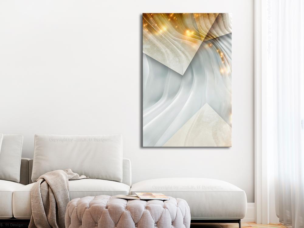 Canvas Print - Cashmere Dimension (1 Part) Vertical-ArtfulPrivacy-Wall Art Collection