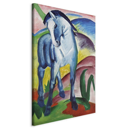 Canvas Print - Blue Horse-ArtfulPrivacy-Wall Art Collection
