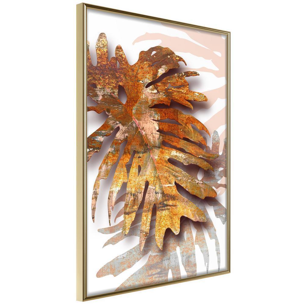 Botanical Wall Art - September Leaves-artwork for wall with acrylic glass protection