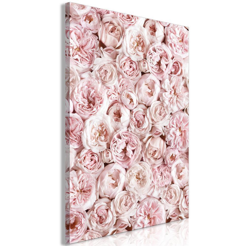 Canvas Print - Flowers From the Garden (1 Part) Vertical-ArtfulPrivacy-Wall Art Collection