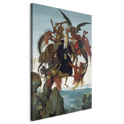 Canvas Print - The Torment of Saint Anthony (Michelangelo)