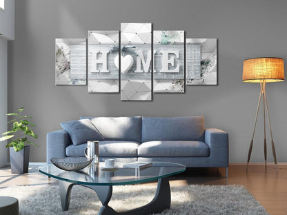 Canvas Print - Home: Melody of Modernity-ArtfulPrivacy-Wall Art Collection
