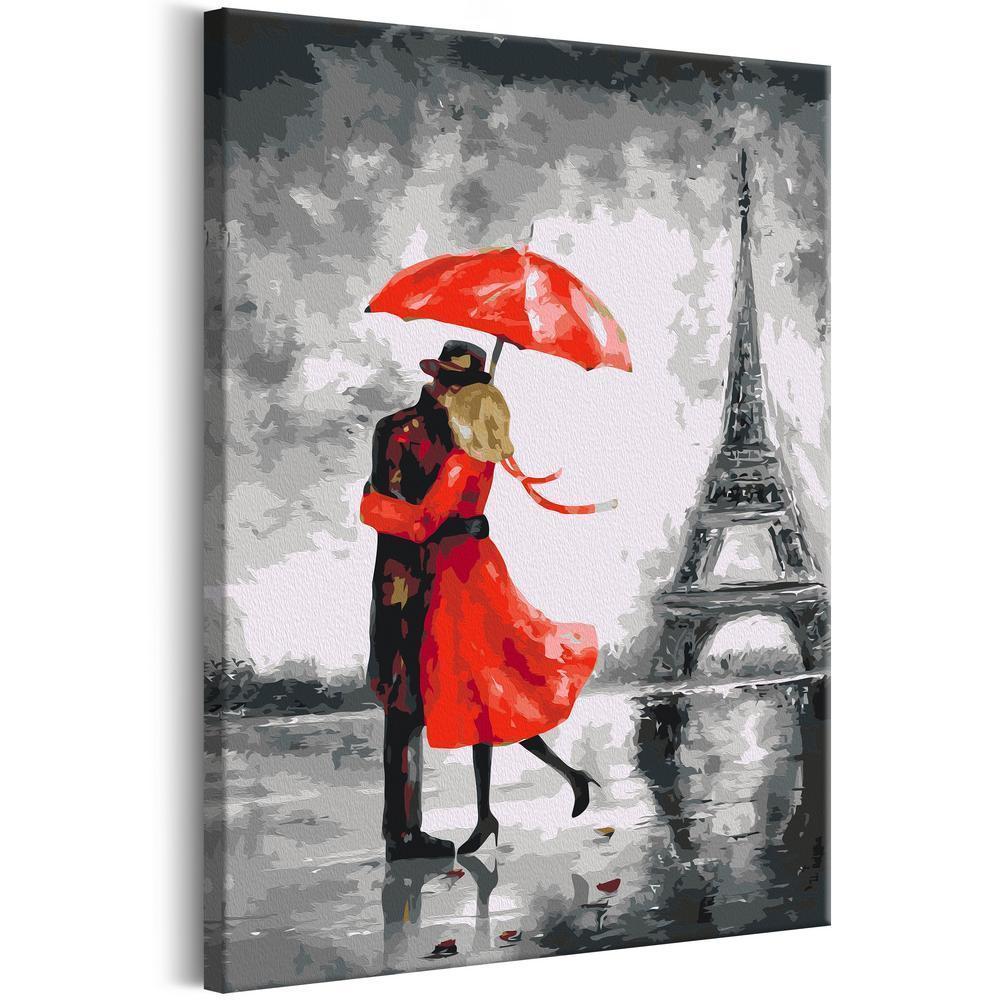 Start learning Painting - Paint By Numbers Kit - Under the Umbrella - new hobby