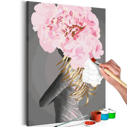 Start learning Painting - Paint By Numbers Kit - Delicate Figure - new hobby