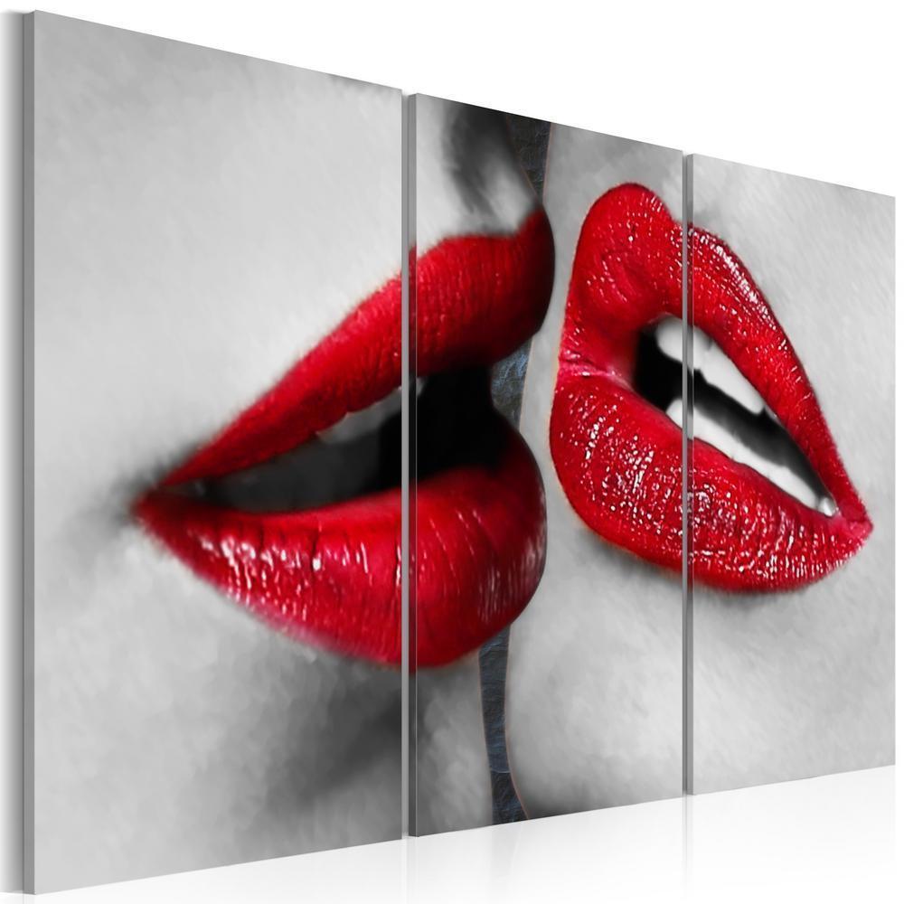 Canvas Print - Hot lips-ArtfulPrivacy-Wall Art Collection