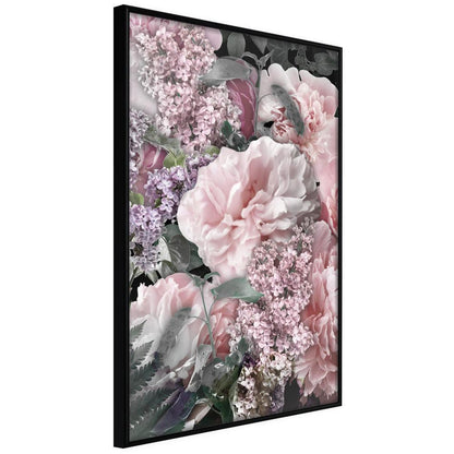 Botanical Wall Art - Floral Life-artwork for wall with acrylic glass protection