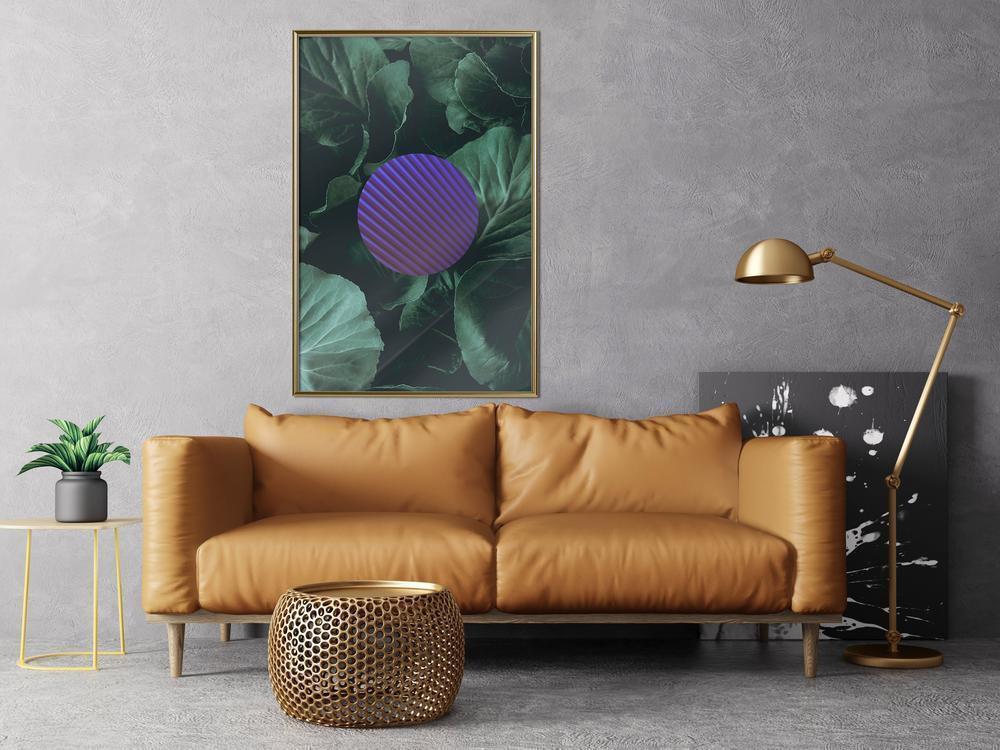 Botanical Wall Art - In a Thicket of Leaves-artwork for wall with acrylic glass protection