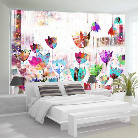 Wall Mural - Colorful tulips