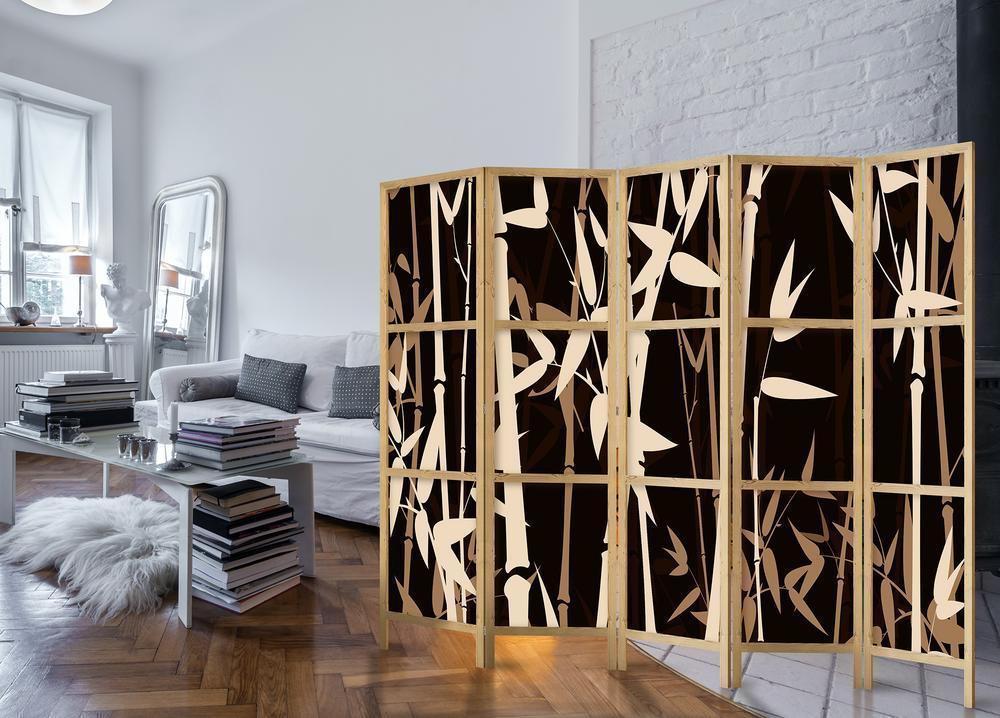 Shoji room Divider - Japanese Room Divider - Style: Bamboo II - ArtfulPrivacy