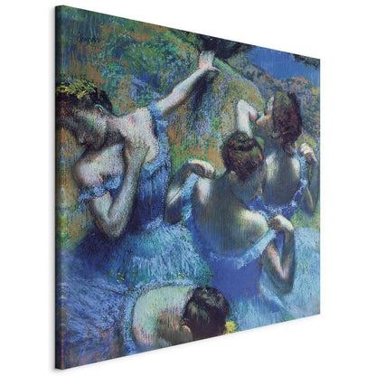 Canvas Print - Blue Dancers II-ArtfulPrivacy-Wall Art Collection