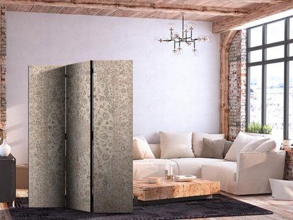 Room Divider - Desert Nights - Ornamented Persian Carpet in Muted Colors