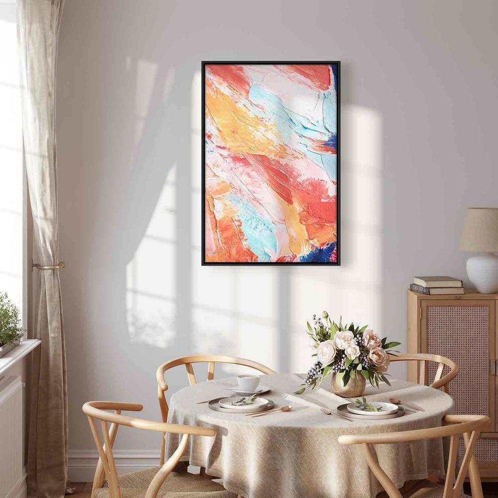 Canvas Print - Spring Shades - A Colorful Mix of Warm and Cool Tones on Canvas