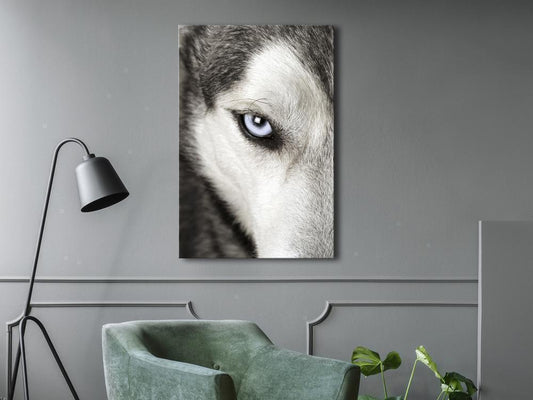 Canvas Print - Dog's Look (1 Part) Vertical-ArtfulPrivacy-Wall Art Collection