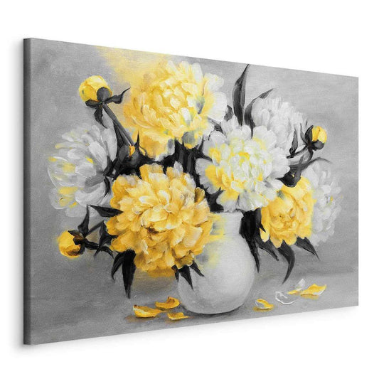 Canvas Print - Fragrant Colours (1 Part) Wide Yellow