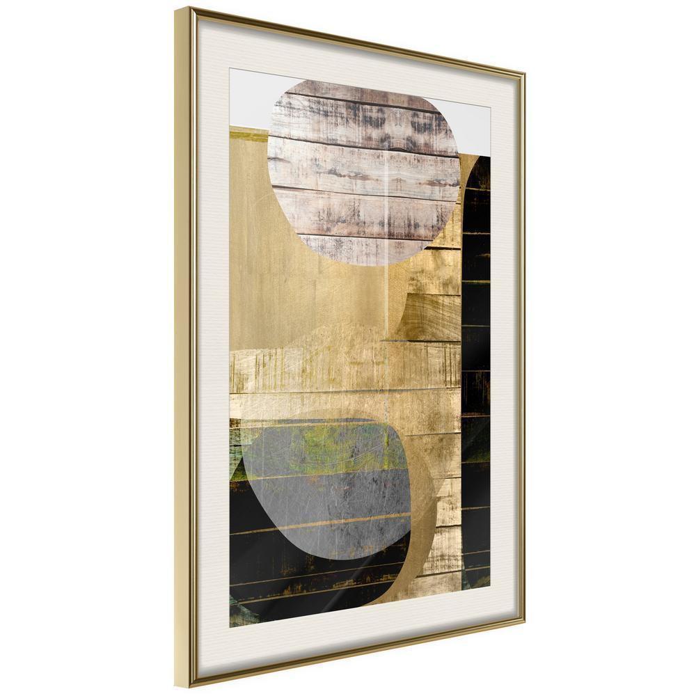 Abstract Poster Frame - Sunny Living Room-artwork for wall with acrylic glass protection