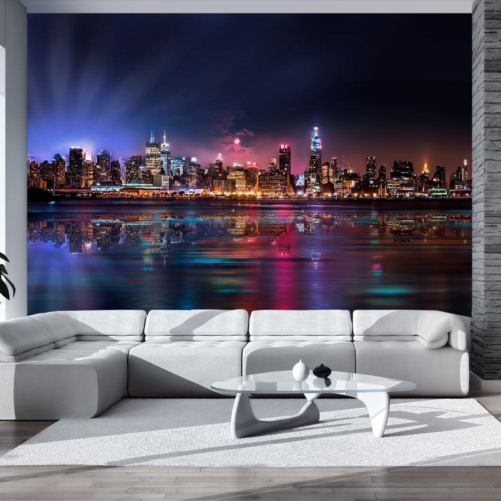 Wall Mural - Romantic moments in New York City-Wall Murals-ArtfulPrivacy