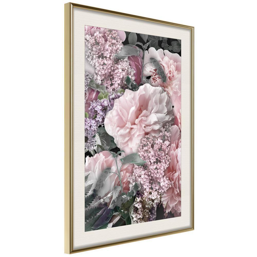 Botanical Wall Art - Floral Life-artwork for wall with acrylic glass protection