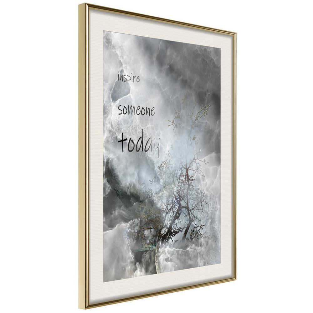 Motivational Wall Frame - Inspire Someone-artwork for wall with acrylic glass protection