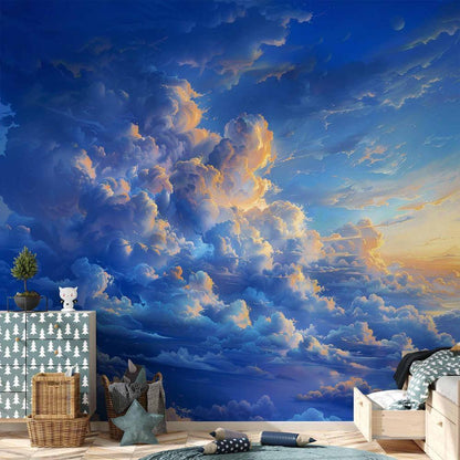 Wall Mural - When the Sky Becomes a Canvas: Artistic Creation of Nature in the Clouds