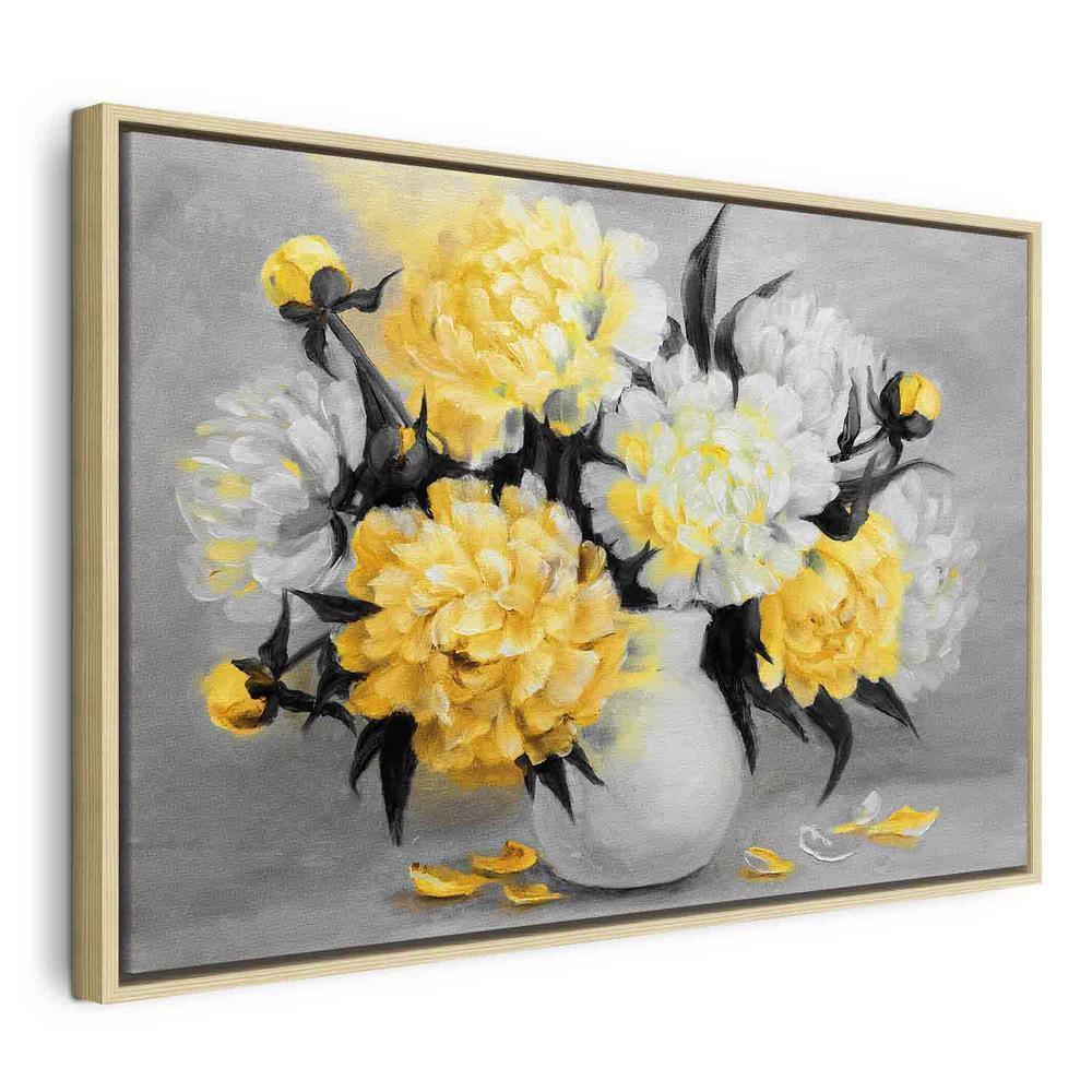 Canvas Print - Fragrant Colours (1 Part) Wide Yellow