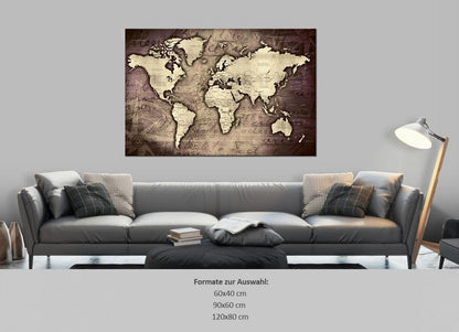 Cork board Canvas with design - Decorative Pinboard - Precious World-ArtfulPrivacy