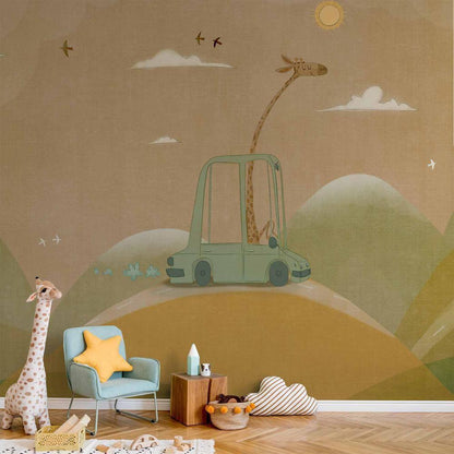 Wall Mural - Traveling Giraffe