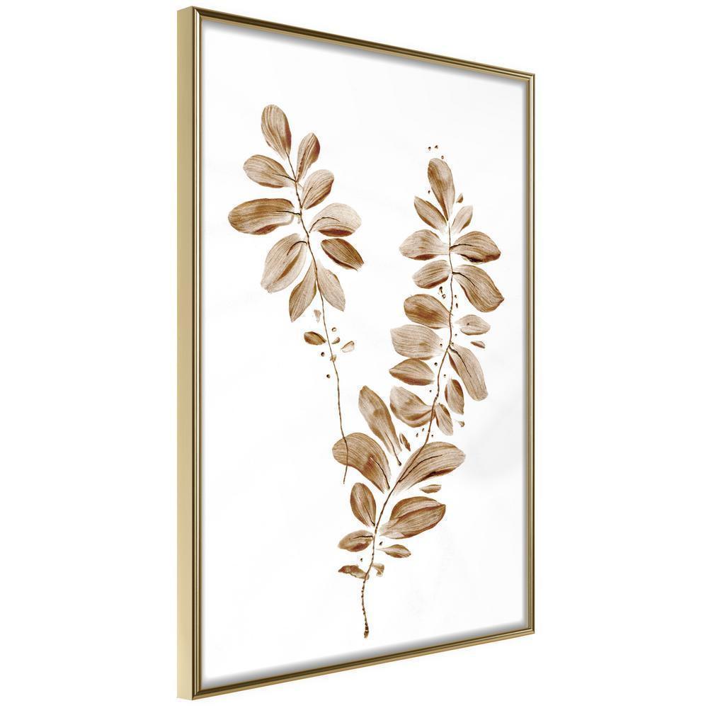 Botanical Wall Art - Botanical Watercolour-artwork for wall with acrylic glass protection