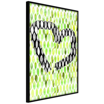 Abstract Poster Frame - I Love Limes-artwork for wall with acrylic glass protection