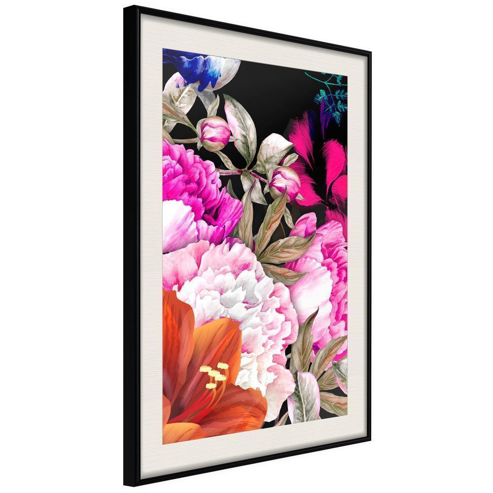 Botanical Wall Art - Summer Night's Dream III-artwork for wall with acrylic glass protection