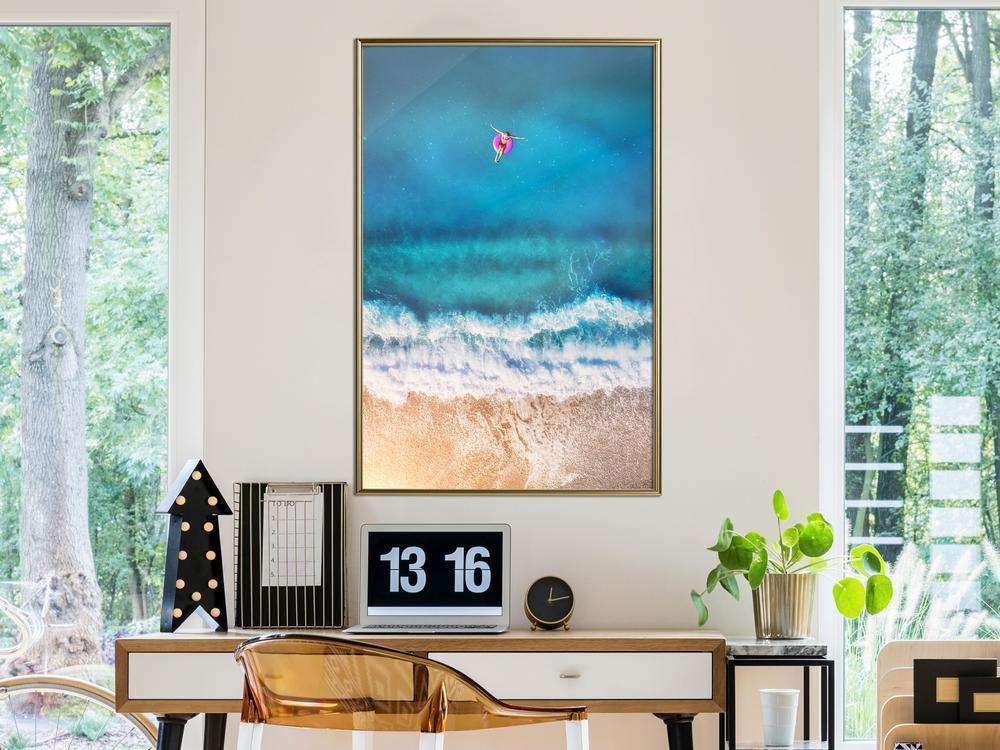 Framed Art - Drifting Away-artwork for wall with acrylic glass protection