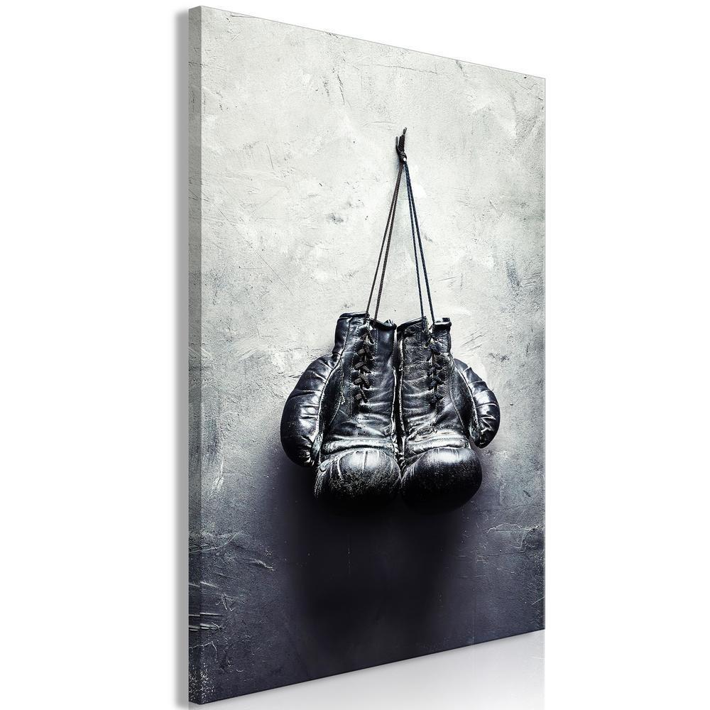 Canvas Print - Boxing Gloves (1 Part) Vertical-ArtfulPrivacy-Wall Art Collection