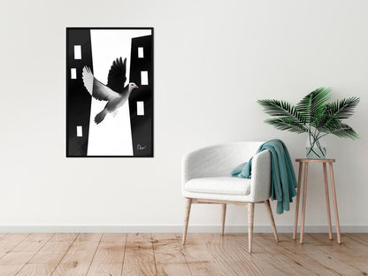 Frame Wall Art - Caught in Flight-artwork for wall with acrylic glass protection