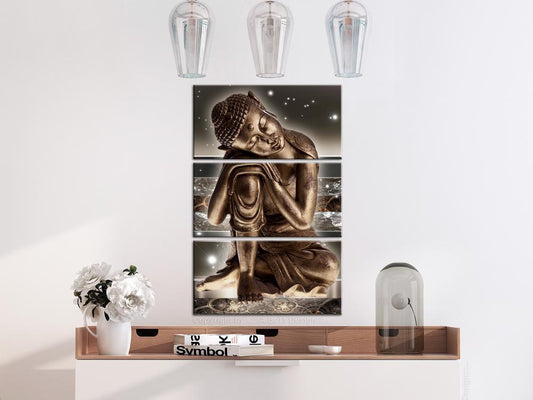 Canvas Print - Buddha at Night-ArtfulPrivacy-Wall Art Collection