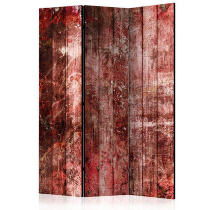 Room Divider - Purple Wood