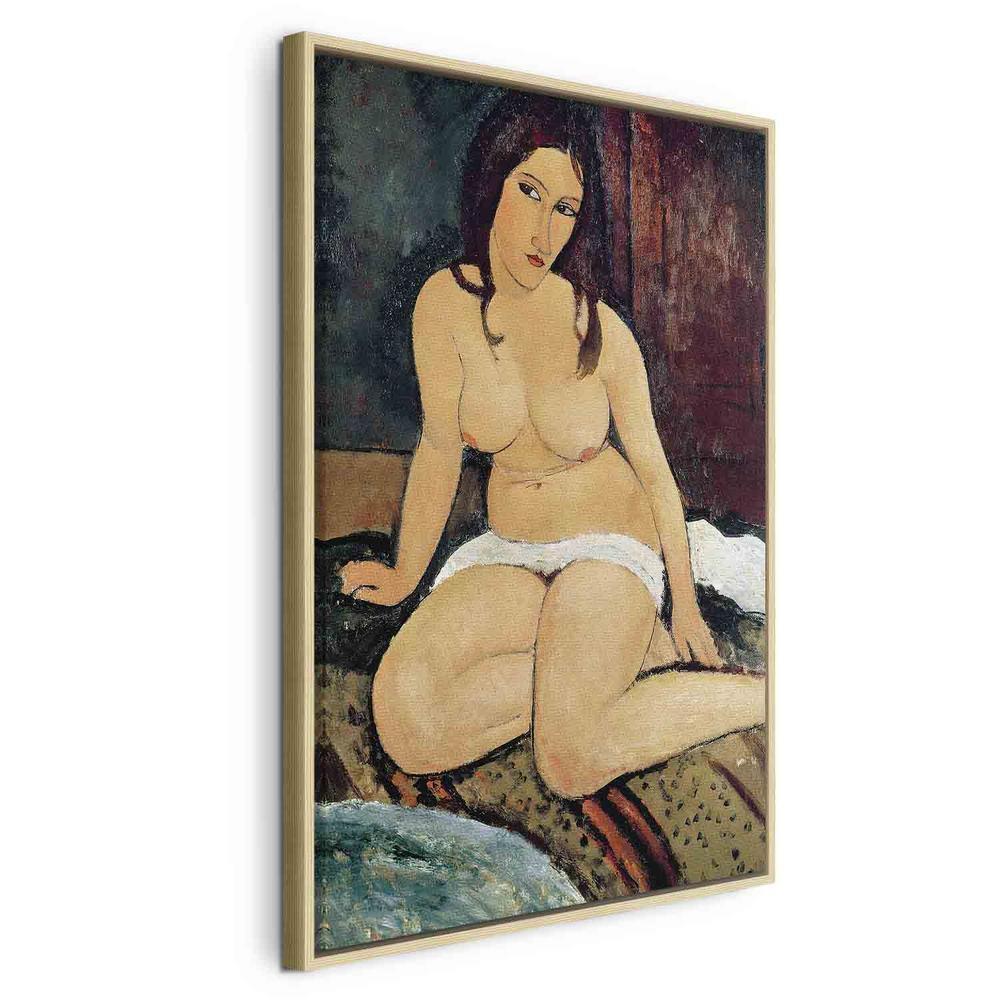 Canvas Print - Seated Nude (Amedeo Modigliani)