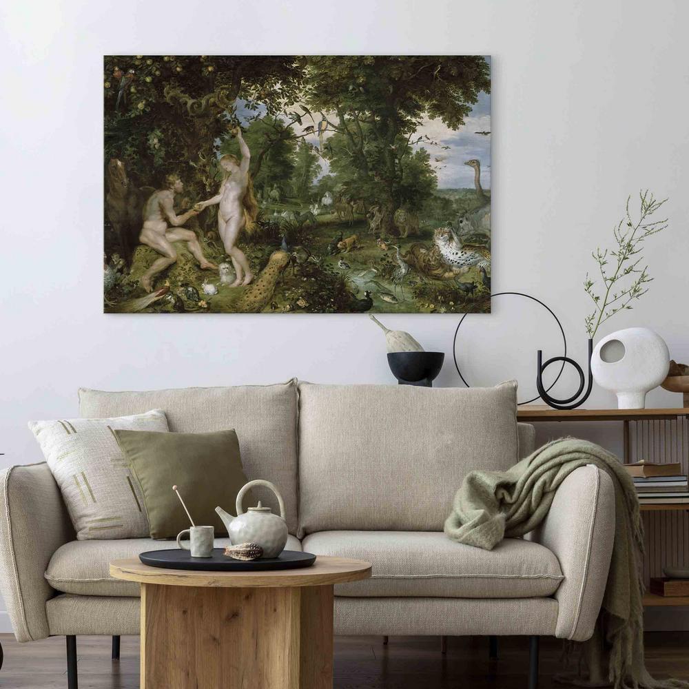 Canvas Print - The Garden of Eden with the Fall of Man (Peter Paul Rubens)