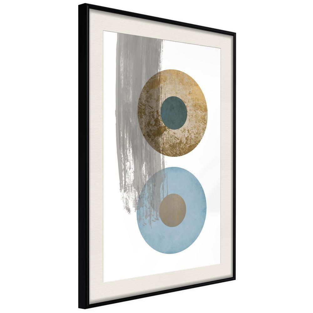 Abstract Poster Frame - Favourite Records-artwork for wall with acrylic glass protection