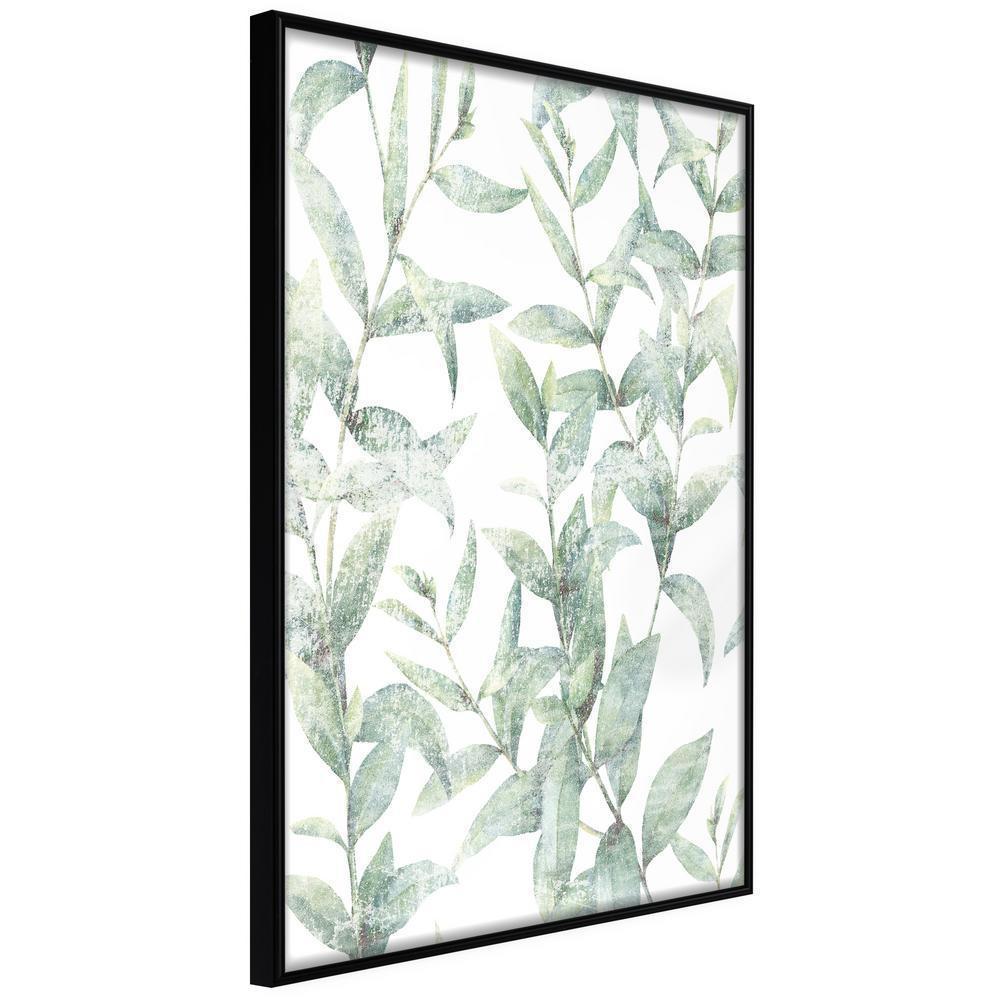 Botanical Wall Art - Sheer Batiste-artwork for wall with acrylic glass protection