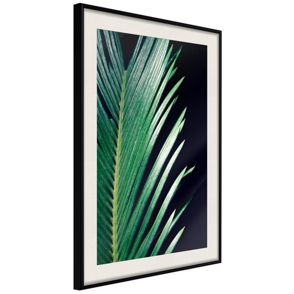 Botanical Wall Art - Soothing Green-artwork for wall with acrylic glass protection