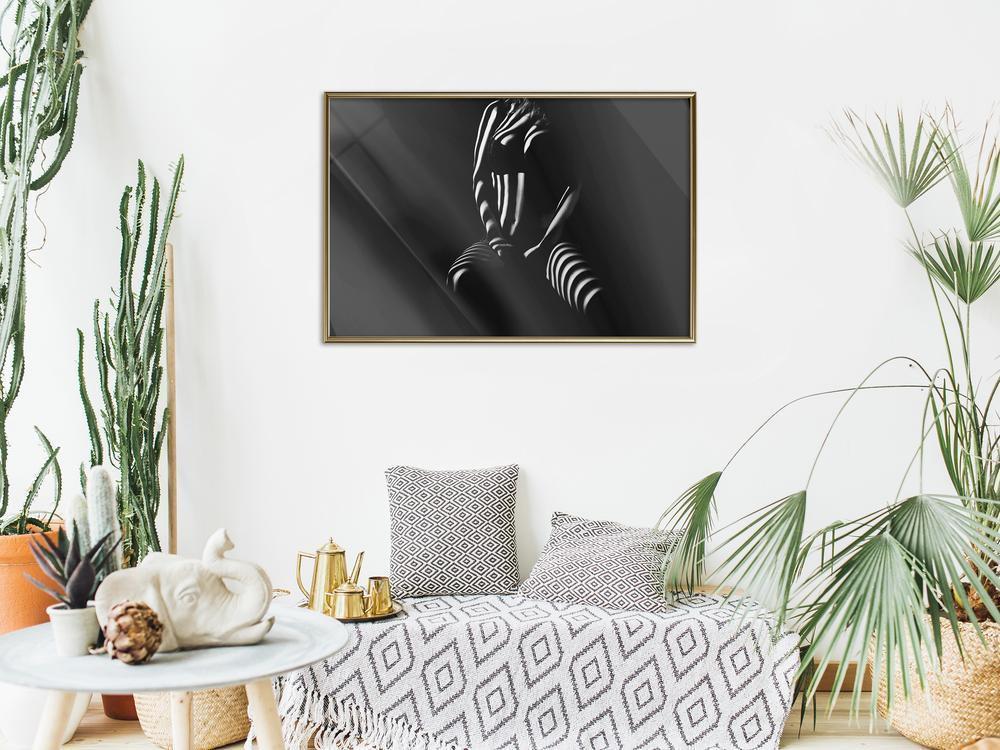 Wall Decor Portrait - Blinds Shadow-artwork for wall with acrylic glass protection