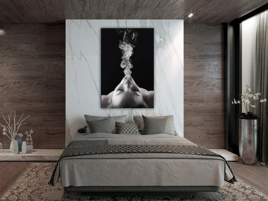 Canvas Print - Smoke Cloud (1 Part) Vertical-ArtfulPrivacy-Wall Art Collection