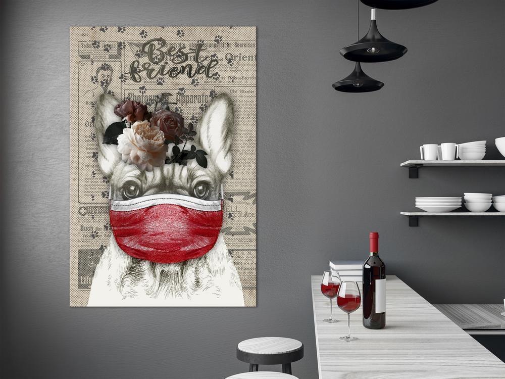 Canvas Print - Rufio (1 Part) Vertical-ArtfulPrivacy-Wall Art Collection