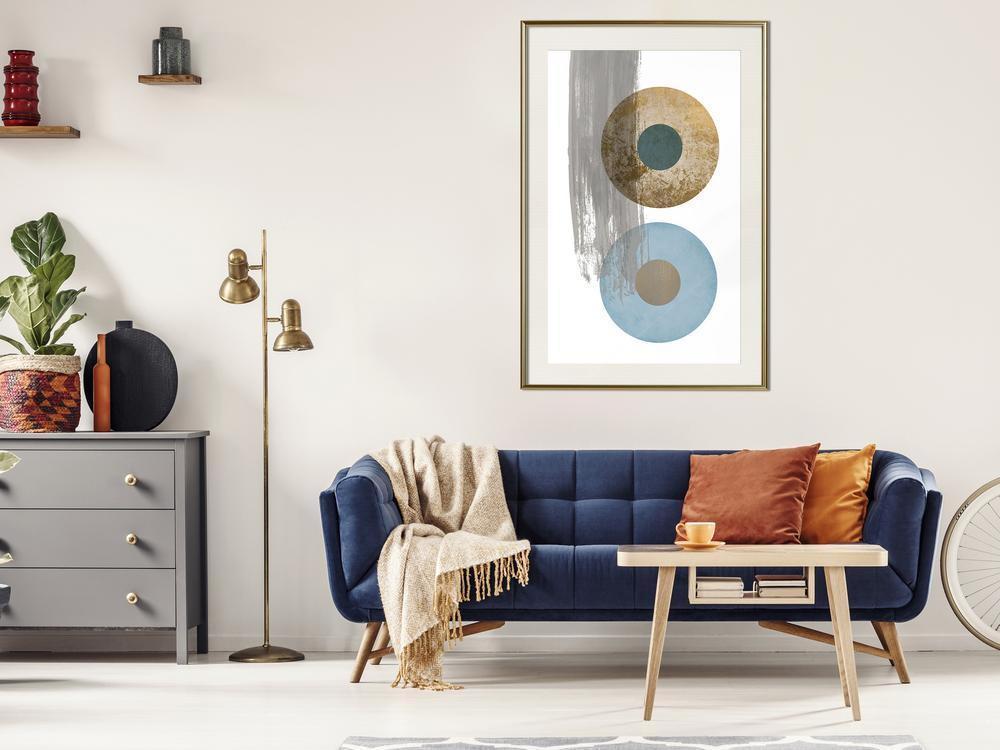 Abstract Poster Frame - Favourite Records-artwork for wall with acrylic glass protection