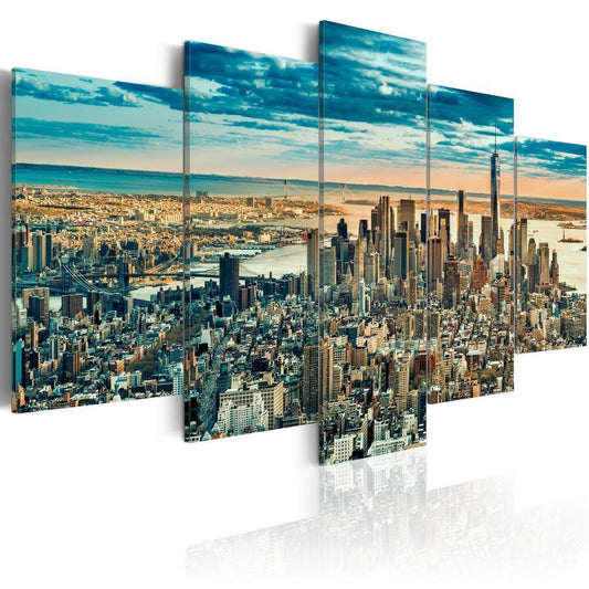 Canvas Print - NY: Dream City-ArtfulPrivacy-Wall Art Collection