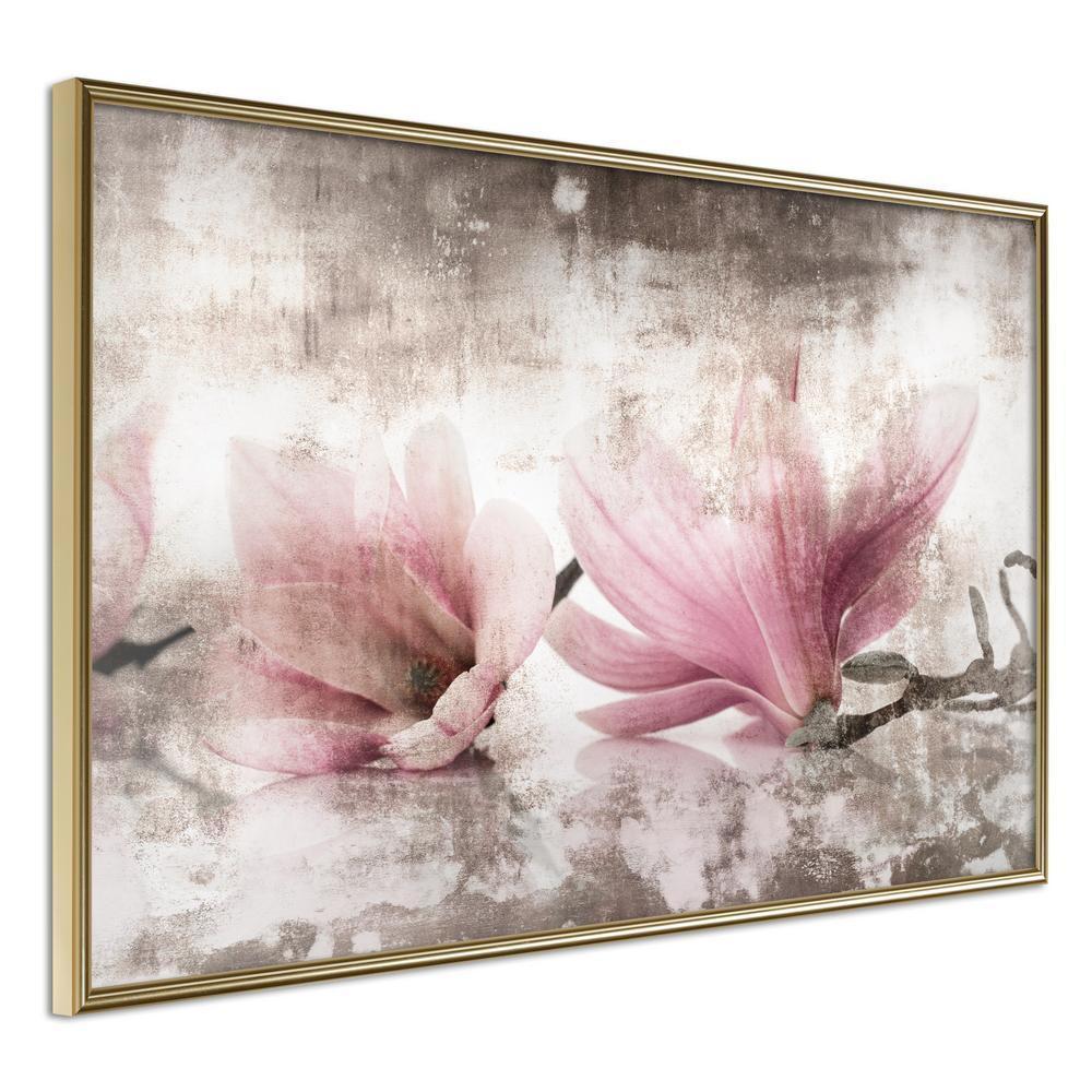 Botanical Wall Art - Picked Magnolias-artwork for wall with acrylic glass protection